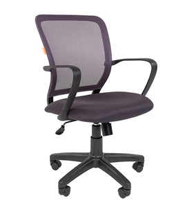 Офисное кресло CHAIRMAN 698 black TW, ткань, цвет серый в Йошкар-Оле