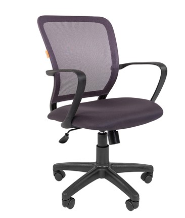 Офисное кресло CHAIRMAN 698 black TW, ткань, цвет серый в Йошкар-Оле - изображение