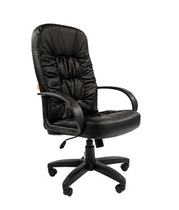 Кресло CHAIRMAN 416, экокожа, цвет черный в Йошкар-Оле