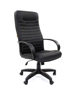 Кресло компьютерное CHAIRMAN 480 LT, экокожа, цвет черный в Йошкар-Оле
