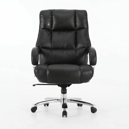 Кресло компьютерное Brabix Premium Bomer HD-007 (рециклированная кожа, хром, черное) 531939 в Йошкар-Оле - изображение