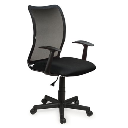 Офисное кресло Brabix Spring MG-307 (с подлокотниками, черное TW) в Йошкар-Оле - изображение