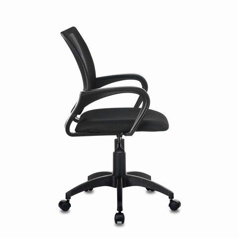 Офисное кресло Brabix Fly MG-396 (с подлокотниками, сетка, черное) 532083 в Йошкар-Оле - изображение 1