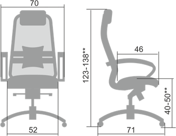 Компьютерное кресло Samurai S-1.04, серый в Йошкар-Оле - предосмотр 1