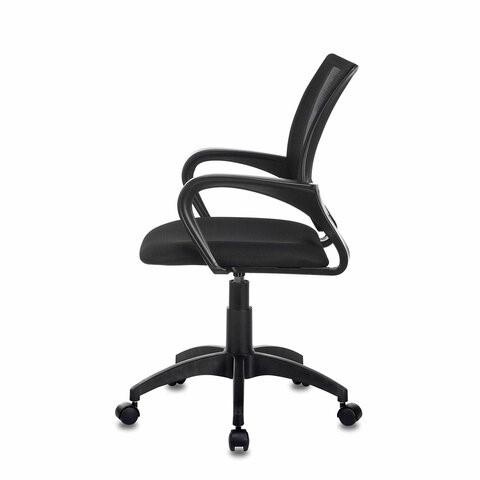 Офисное кресло Brabix Fly MG-396 (с подлокотниками, сетка, черное) 532083 в Йошкар-Оле - изображение 3