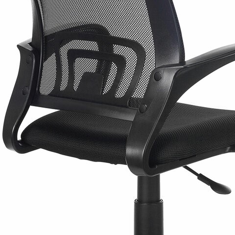 Офисное кресло Brabix Fly MG-396 (с подлокотниками, сетка, черное) 532083 в Йошкар-Оле - изображение 5
