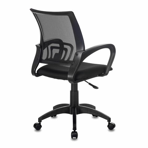 Офисное кресло Brabix Fly MG-396 (с подлокотниками, сетка, черное) 532083 в Йошкар-Оле - изображение 2