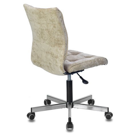Офисное кресло Brabix Stream MG-314 (без подлокотников, пятилучие серебристое, ткань, песочное) 532396 в Йошкар-Оле - изображение 2