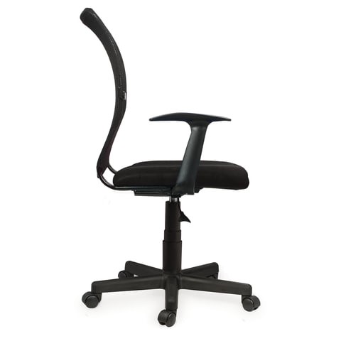 Офисное кресло Brabix Spring MG-307 (с подлокотниками, черное TW) в Йошкар-Оле - изображение 1