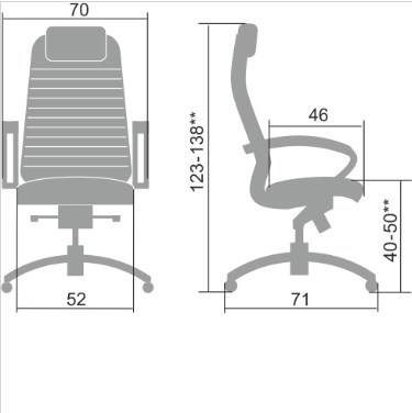 Офисное кресло Samurai K-1.041 темно-бордовый в Йошкар-Оле - изображение 1