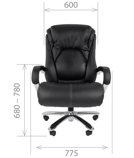 Кресло CHAIRMAN 402, черный в Йошкар-Оле - изображение 1