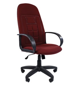 Кресло CHAIRMAN 727 ткань ст., цвет бордо в Йошкар-Оле