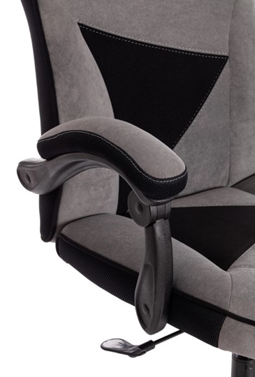 Компьютерное кресло ARENA флок , серый/черный, 29/35 арт.14129 в Йошкар-Оле - изображение 11