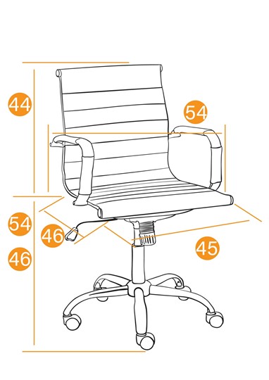 Кресло компьютерное URBAN-LOW флок, серый, арт.14445 в Йошкар-Оле - изображение 13