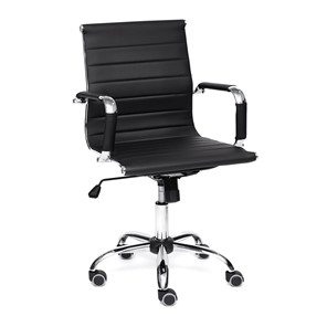 Кресло компьютерное URBAN-LOW кож/зам, черный, арт.14460 в Йошкар-Оле
