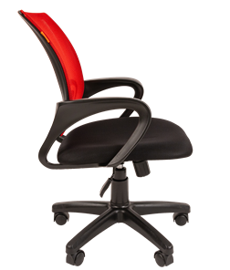 Офисное кресло CHAIRMAN 696 black Сетчатый акрил DW69 красный в Йошкар-Оле - предосмотр 1