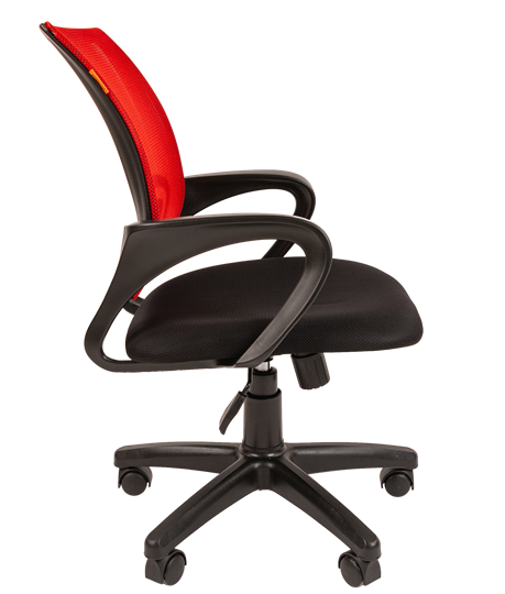 Офисное кресло CHAIRMAN 696 black Сетчатый акрил DW69 красный в Йошкар-Оле - изображение 1