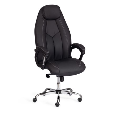 Кресло офисное BOSS Lux, кож/зам, черный, арт.21151 в Йошкар-Оле - изображение