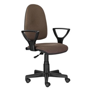 Кресло офисное Brabix Prestige Ergo MG-311 (регулируемая эргономичная спинка, ткань, коричневое) 531875 в Йошкар-Оле