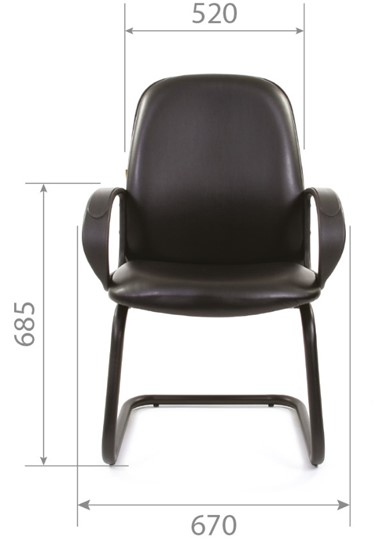 Офисное кресло CHAIRMAN 279V экокожа черная в Йошкар-Оле - изображение 4