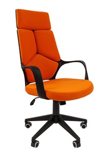 Кресло компьютерное CHAIRMAN 525, оранжевое в Йошкар-Оле