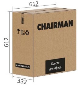 Кресло компьютерное CHAIRMAN 661 Ткань стандарт 15-21 черная в Йошкар-Оле - предосмотр 5