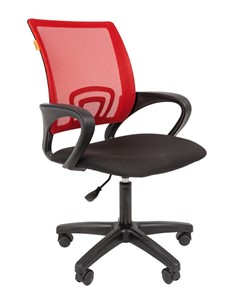 Компьютерное кресло CHAIRMAN 696 black LT, красное в Йошкар-Оле