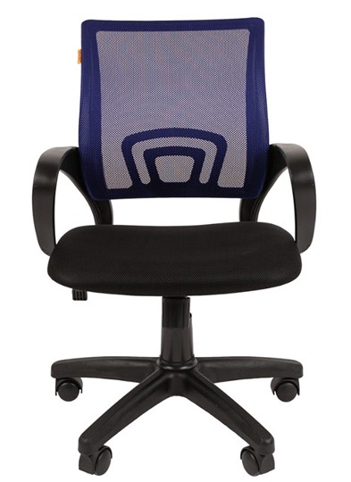 Кресло CHAIRMAN 696 black Сетчатый акрил DW61 синий в Йошкар-Оле - изображение 1