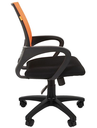 Кресло CHAIRMAN 696 black Сетчатый акрил DW66 оранжевый в Йошкар-Оле - изображение 5