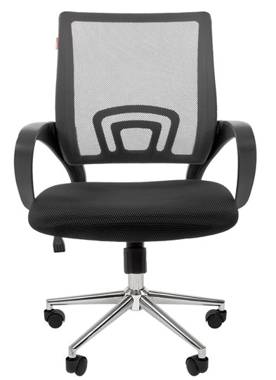 Кресло CHAIRMAN 696 CHROME Сетка TW-04 (серый) в Йошкар-Оле - изображение 1