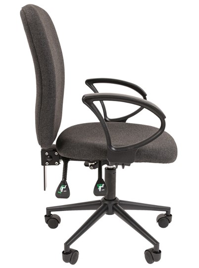 Офисное кресло CHAIRMAN 9801 BLACK, серое в Йошкар-Оле - изображение 5