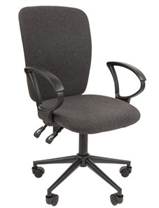 Офисное кресло CHAIRMAN 9801 BLACK, серое в Йошкар-Оле