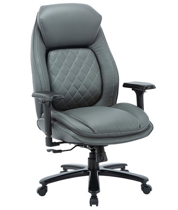 Офисное кресло CHAIRMAN CH403, серый, эко кожа в Йошкар-Оле - изображение
