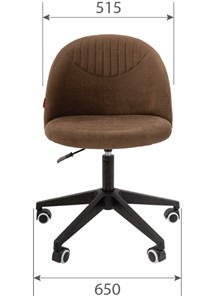 Кресло офисное CHAIRMAN HOME 119, коричневое в Йошкар-Оле - предосмотр 3