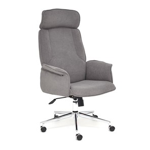Компьютерное кресло CHARM флок, серый, 29 арт.13910 в Йошкар-Оле