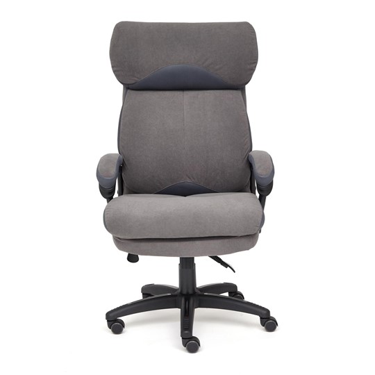 Офисное кресло DUKE флок/ткань, серый/серый, 29/TW-12 арт.14039 в Йошкар-Оле - изображение 1