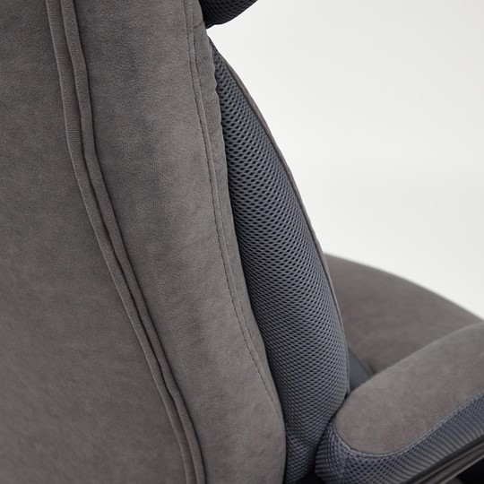 Офисное кресло DUKE флок/ткань, серый/серый, 29/TW-12 арт.14039 в Йошкар-Оле - изображение 17