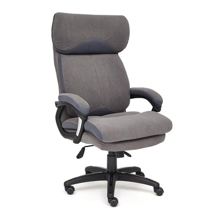 Офисное кресло DUKE флок/ткань, серый/серый, 29/TW-12 арт.14039 в Йошкар-Оле - изображение