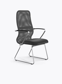 Кресло офисное Ergolife Sit 8 B2-9K - X1+Extra (Св.серый-Черный) в Йошкар-Оле