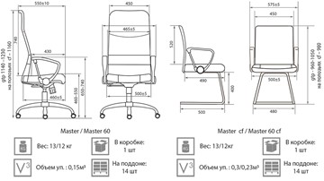 Кресло Master GTPH Ch1 W01/T01 в Йошкар-Оле - предосмотр 3