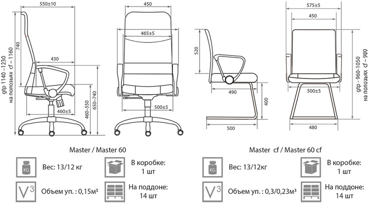 Кресло Master GTPH Ch1 W01/T01 в Йошкар-Оле - изображение 3