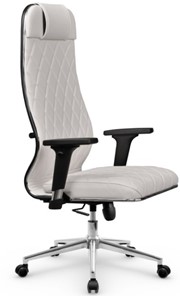 Кресло офисное Мetta L 1m 40M/2D Infinity Easy Clean (MPES) топган OMS, нижняя часть 17853 белый в Йошкар-Оле - предосмотр 1