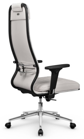 Кресло офисное Мetta L 1m 40M/2D Infinity Easy Clean (MPES) топган OMS, нижняя часть 17853 белый в Йошкар-Оле - изображение 3