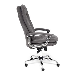 Компьютерное кресло SOFTY LUX флок, серый, арт.13591 в Йошкар-Оле - предосмотр 5