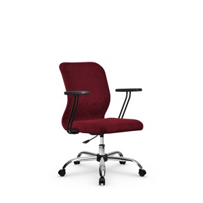 Офисное кресло SU-Mr-4/подл.109/осн.006 красный в Йошкар-Оле