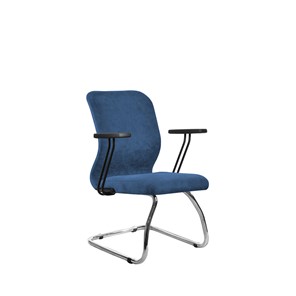 Кресло компьютерное SU-Mr-4/подл.109/осн.007 светло-синий в Йошкар-Оле