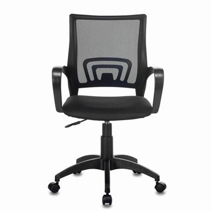 Офисное кресло Brabix Fly MG-396 (с подлокотниками, сетка, черное) 532083 в Йошкар-Оле - изображение