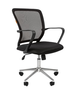 Кресло офисное CHAIRMAN 698 CHROME new Сетка TW-01 (черная) в Йошкар-Оле