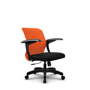 Компьютерное кресло SU-M-4/подл.160/осн.001, Оранжевый/Черный в Йошкар-Оле