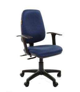 Кресло компьютерное CHAIRMAN 661 Ткань стандарт 15-03 синяя в Йошкар-Оле - предосмотр